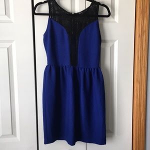 Blue dress